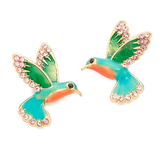 NEW KATE SPADE ♠️ REVERSIBLE SCENIC ROUTE HUMMINGBIRD EARRINGS